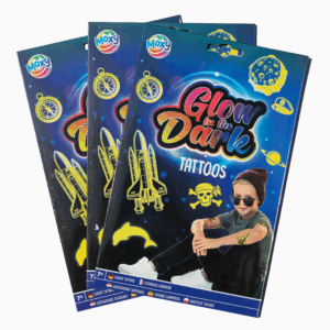 Glow in the dark tattoos (blauw)