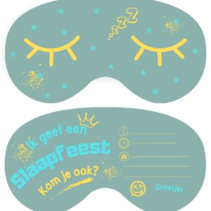 Uitnodiging Slaapmasker