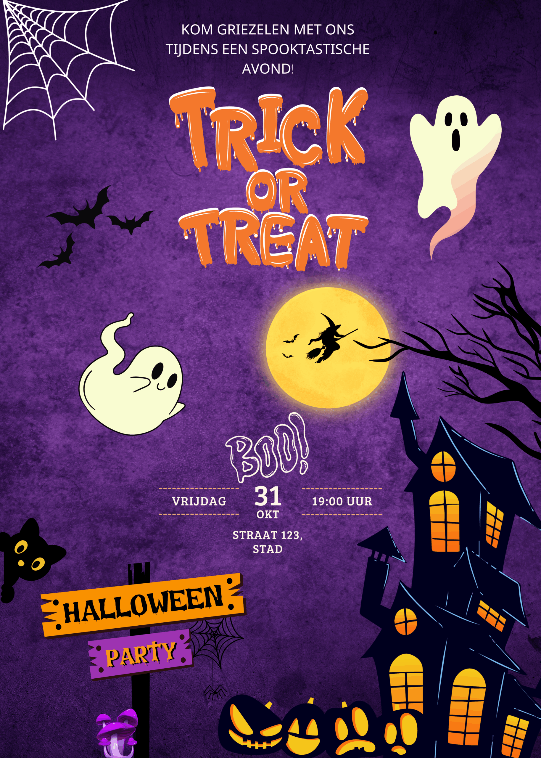 Halloween uitnodiging